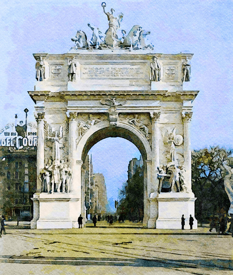 Dewey Arch New York 1900. by Joe Vella