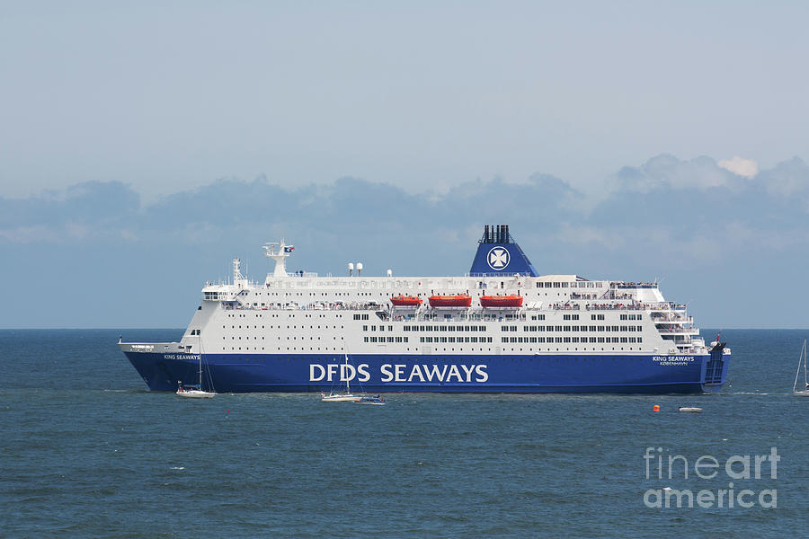 DFDS ferry King Seaways Photograph by Bryan Attewell