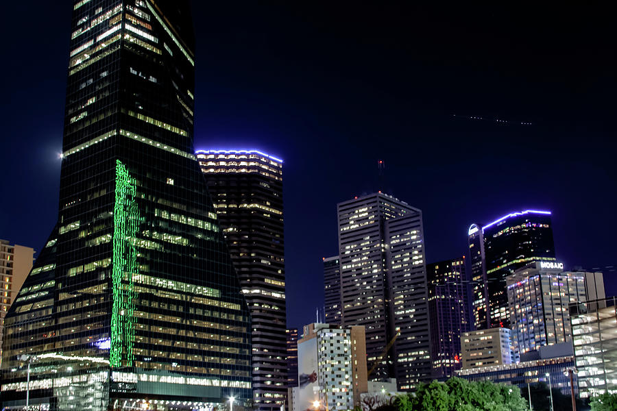 Dallas At Night Photograph by Terry Walsh
