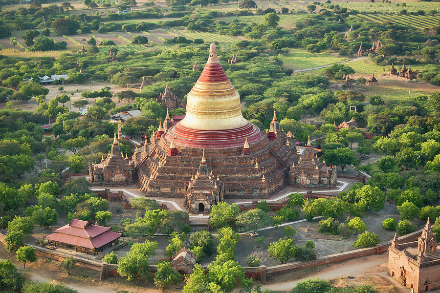 Dhammayazika Pagoda Bagan Myanmar Photograph by Lindley Johnson