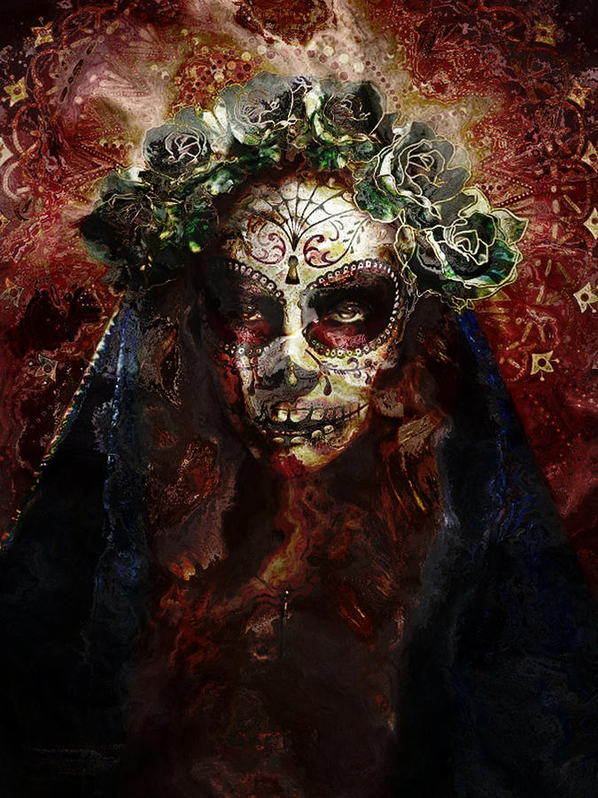 Dia de los Muerto - 7 Digital Art by Artistocratic Space - Fine Art America