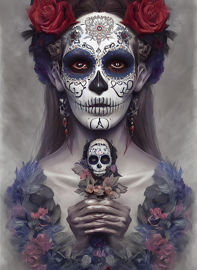 Dia De Los Muertos 2 Digital Art by Tcpip Nut | Pixels