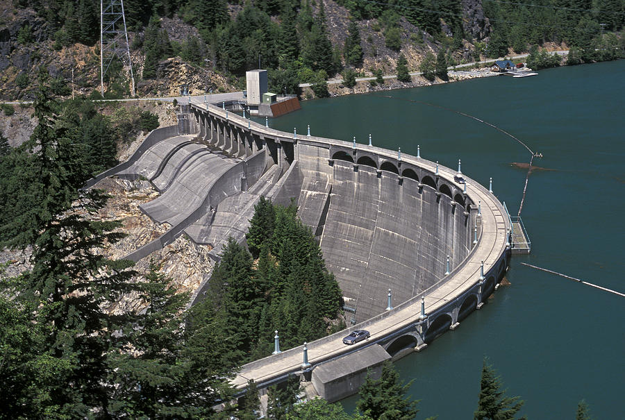 Diablo Dam, Ross Lake Recreation Area, Washington, USA Photograph by Alan Majchrowicz
