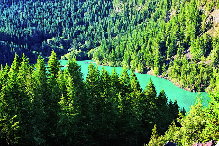 Diablo Lake - Cascades Mountains Photograph by Tatiana Travelways