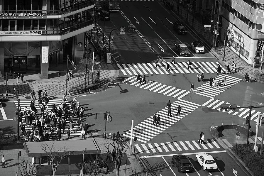 Diagonal Crossing Kyoto Japan Photograph by Matthias Hauser Diagonal Crossing Kyoto Japan Photograph by Matthias Hauser