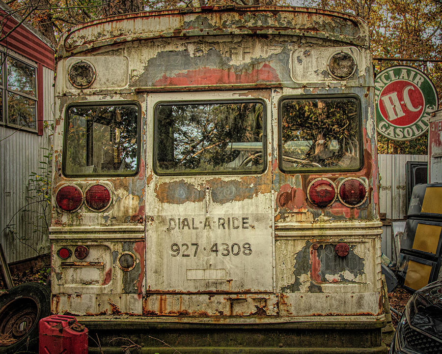 Dial A Ride Bus Photograph by Kristia Adams