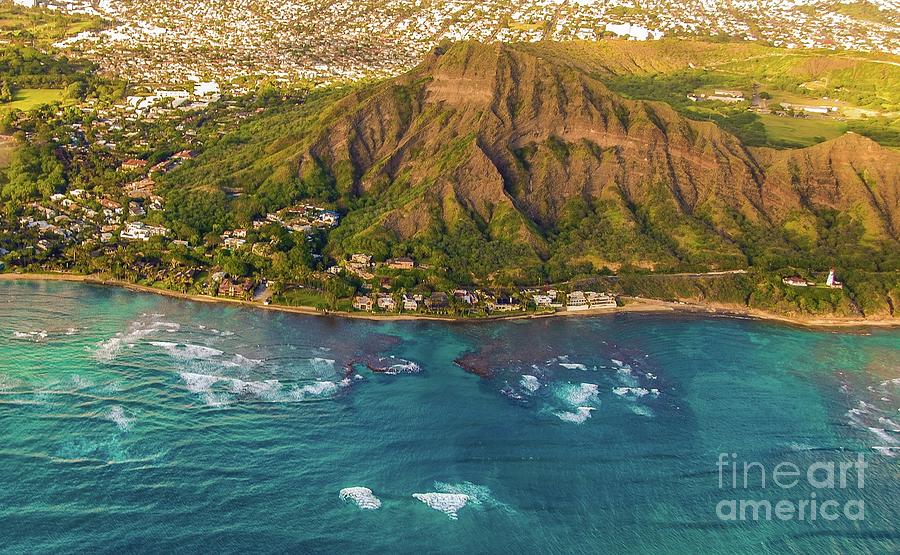 Honolulu Photograph - Diamond Head Crater - Honolulu by D Davila