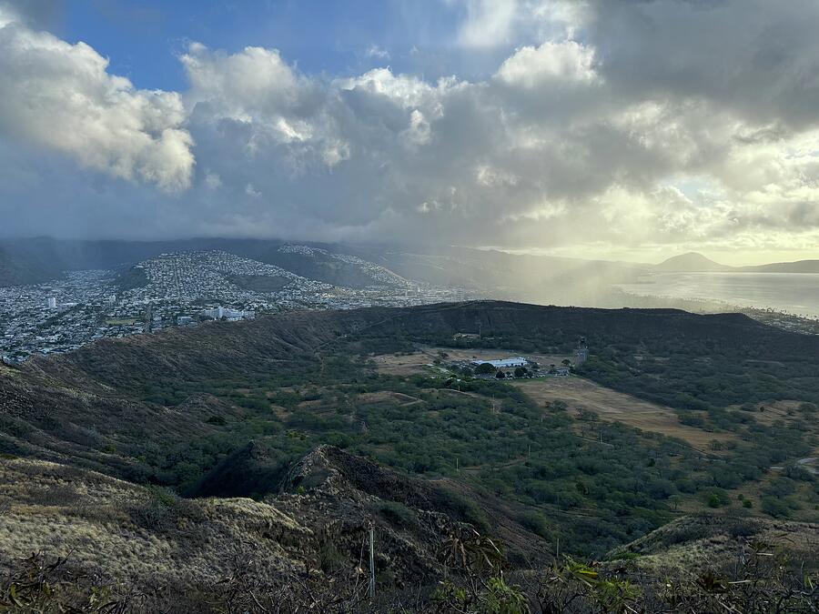 Diamond Head Eastern View Photograph by Douglas Griggs