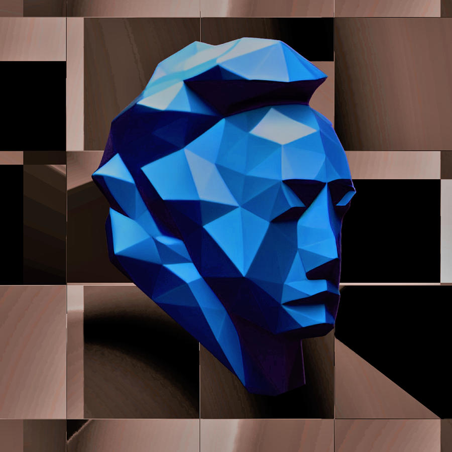 Diamond Head - Geometric Art Digital Art by Ronald Mills