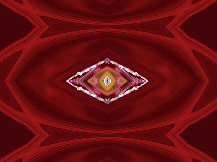 Diamond In The Red Digital Art by Kathy K McClellan