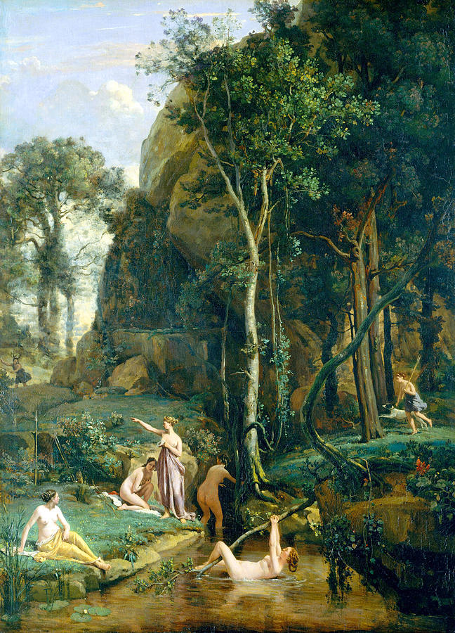 Diana and Actaeon                                                   Painting by Long Shot