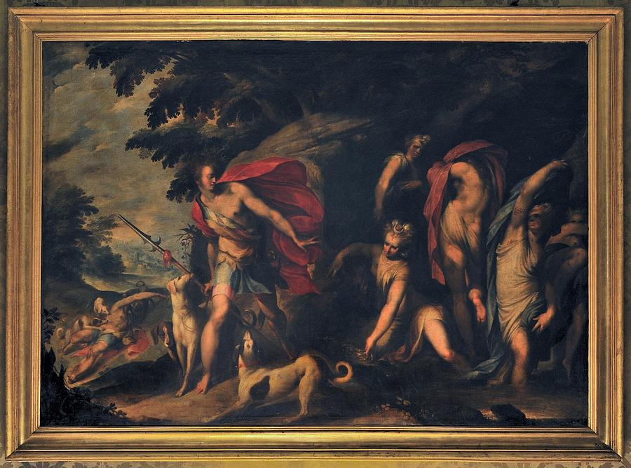 Diana And Actaeon Painting By Hans Speckaert