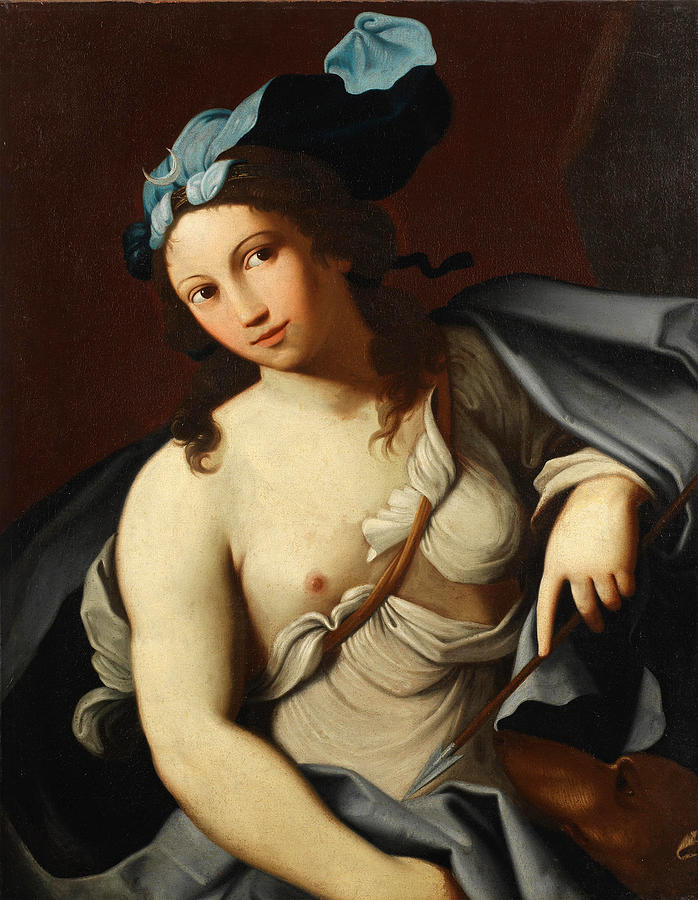 Diana  Painting by Giovanni Domenico Cerrini