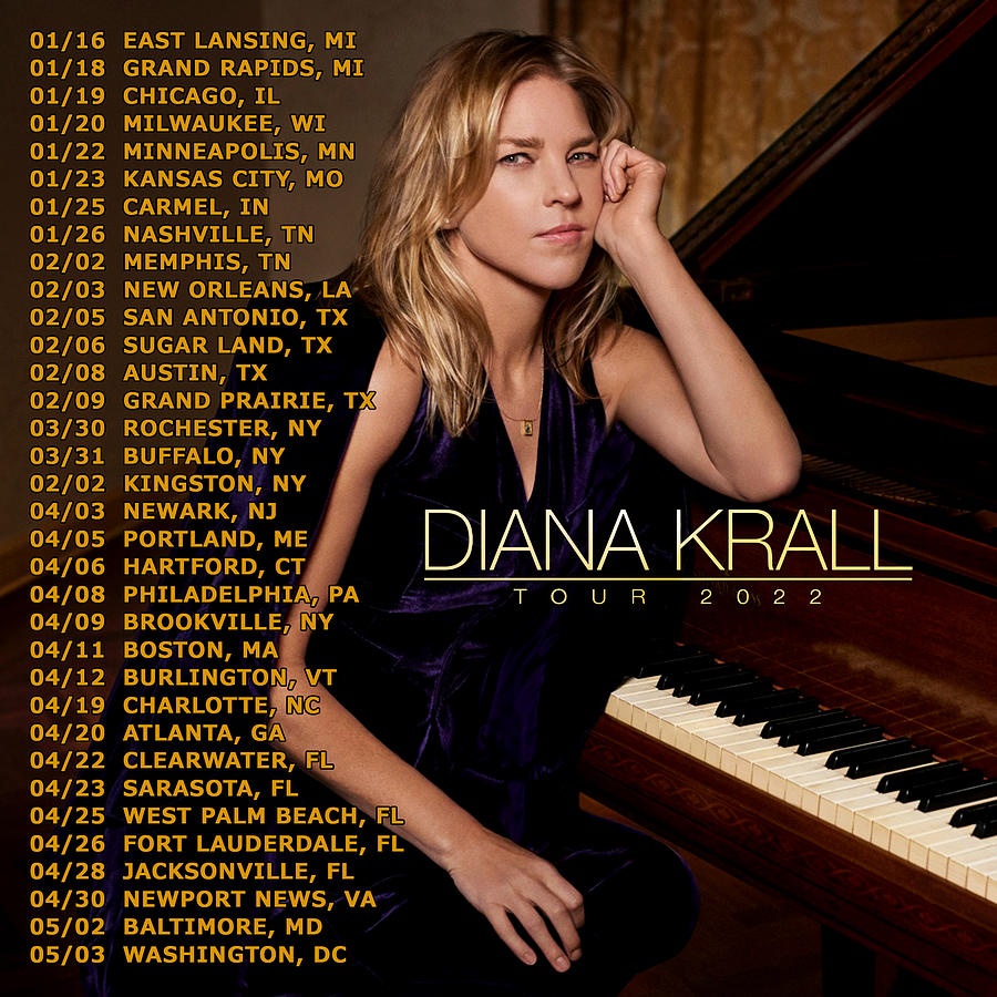 diana krall tour dates