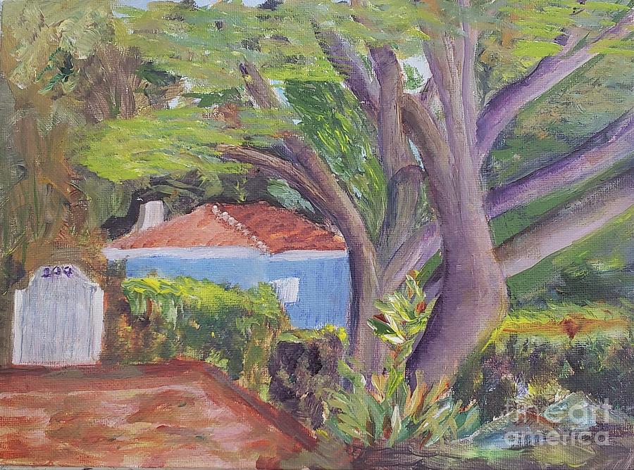 Diane's House, Marina District Painting by Donna Walsh | Fine Art America