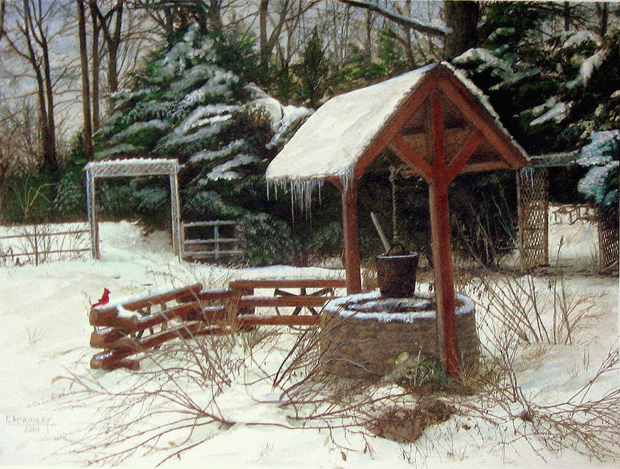 Dianes Well Painting by Carl McKinley