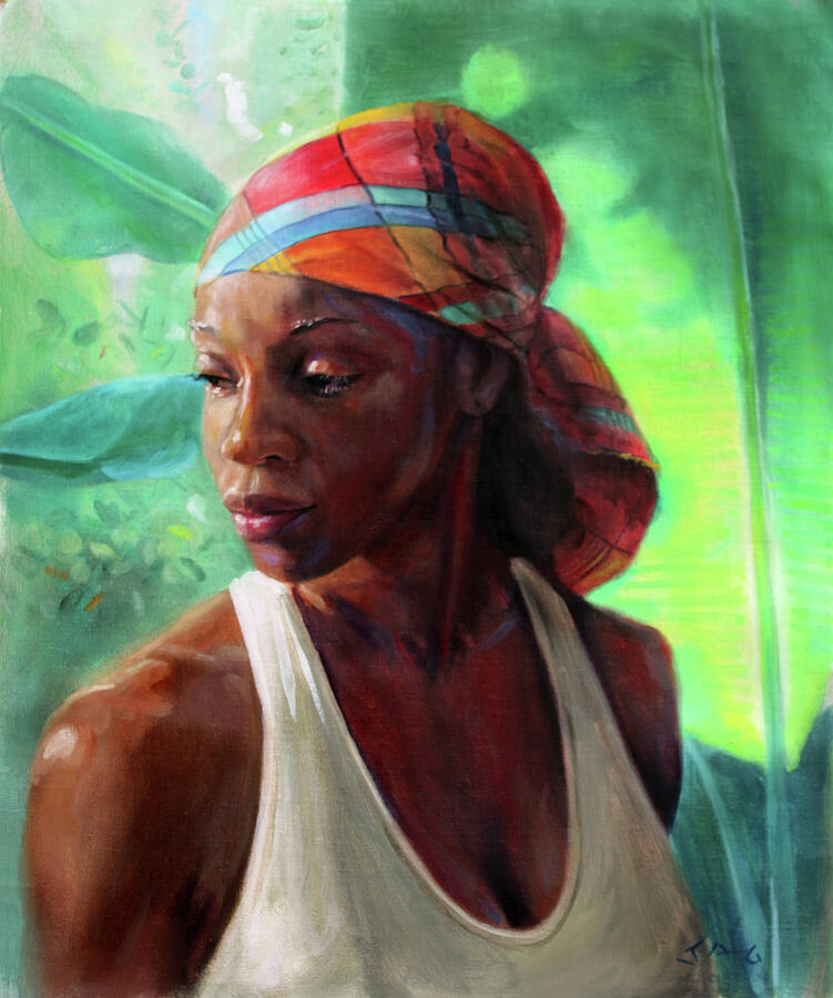 Dianne 2 Painting by Jonathan Guy Gladding JAG - Fine Art America