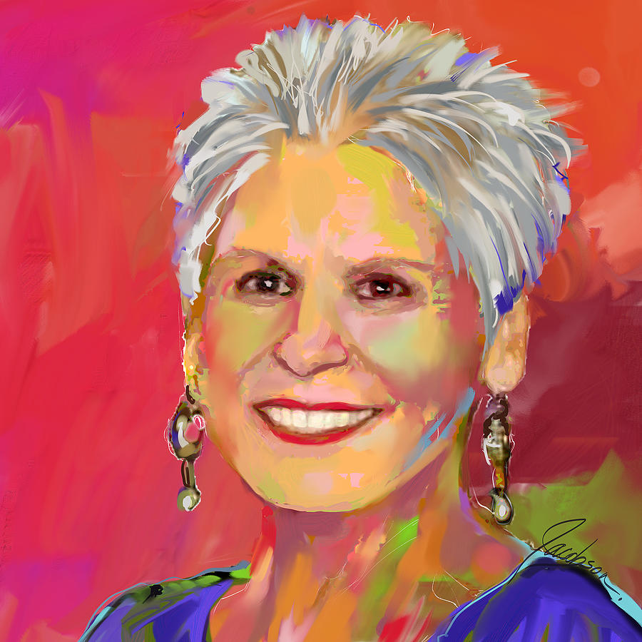 Dianne Roy Painting by Jackie Medow-Jacobson