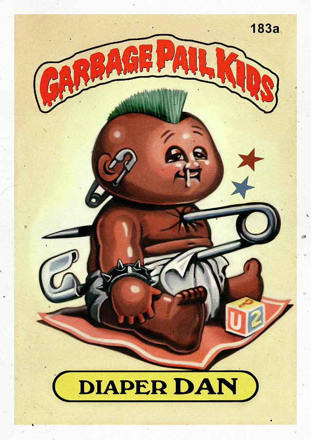 DIAPER DAN - Garbage Pail Kids Digital Art by Benjamin Dupont - Fine ...