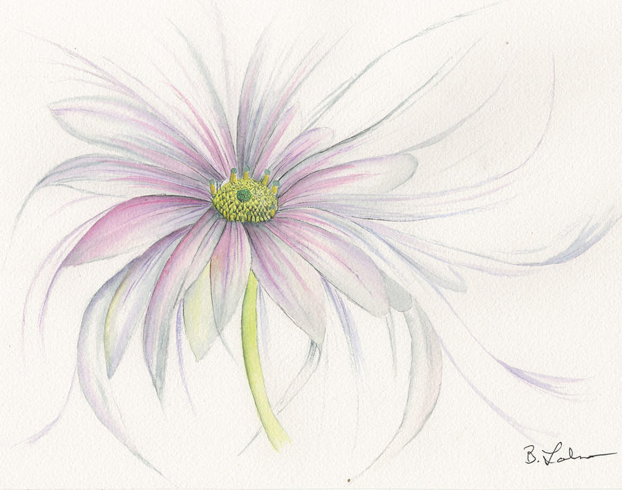 Diaphonous Daisy Painting by Bob Labno