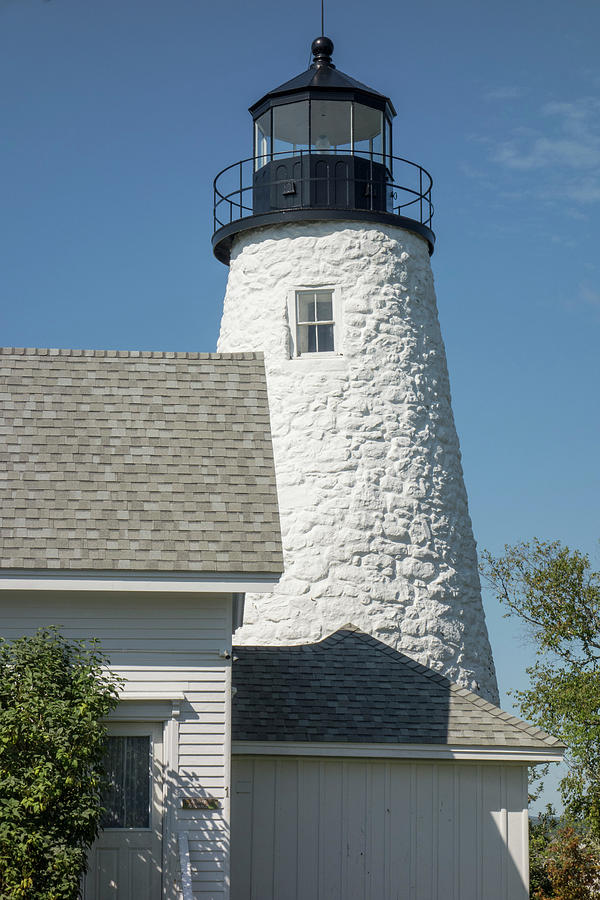 White Stone Lighthouse Photograph by Eliza McNally - Pixels