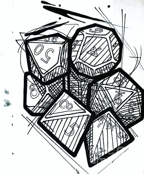 Featured image of post Logo Dnd Dice Drawing Use of a d d dice set is common to most tabletop