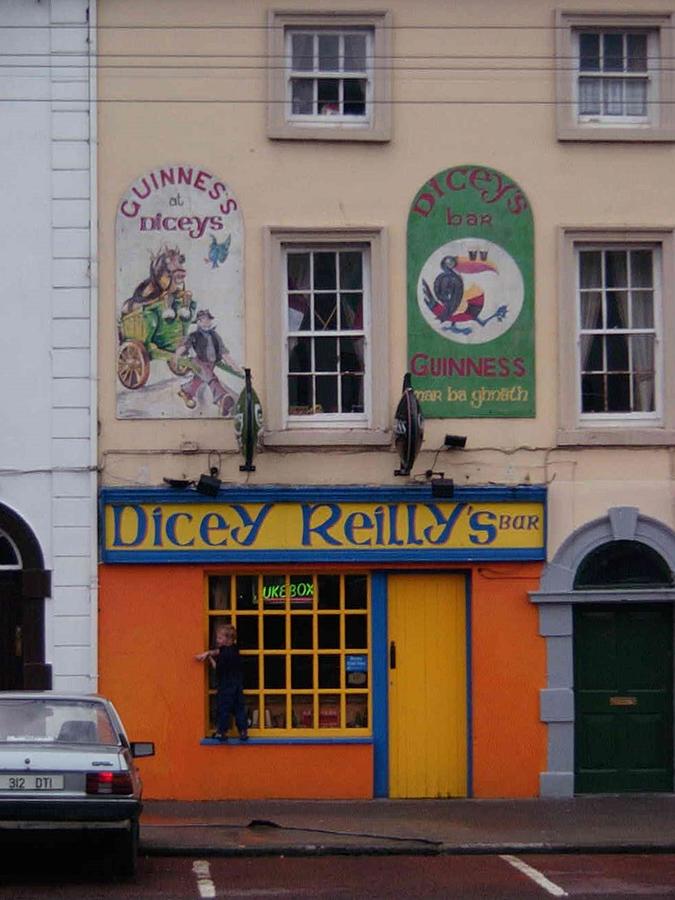 Dicey Reillies Painting by Val Byrne