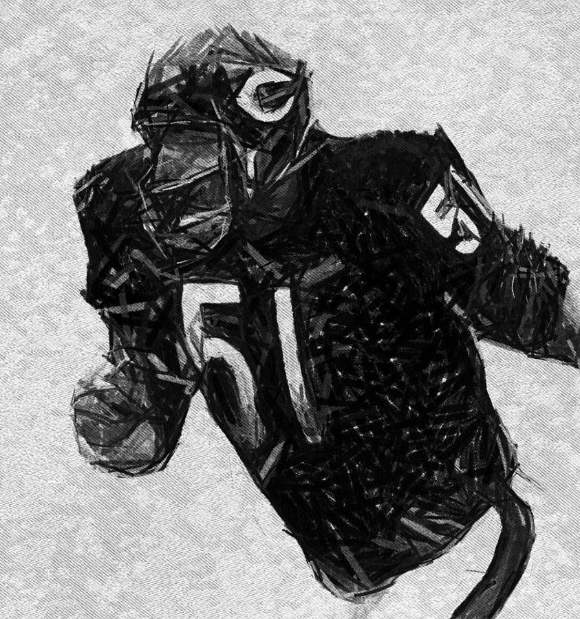 Dick Butkus - Chicago Bears Digital Art by Bob Smerecki