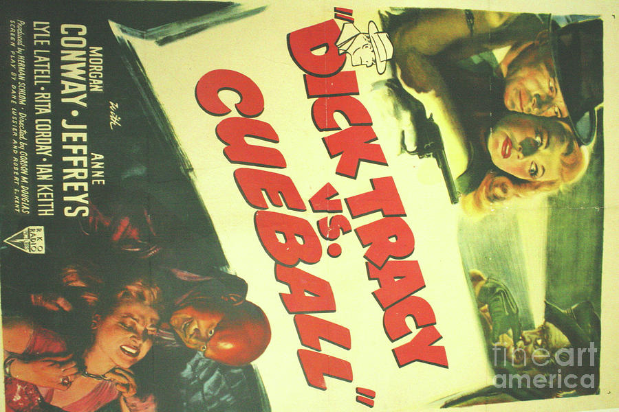 DICK TRACY VS. CUEBALL, Original Movie Poster Digital Art by Cu Hung