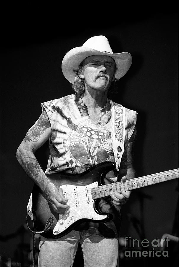 Singer Photograph - Dickey Betts - Allman Brothers Band by Concert Photos