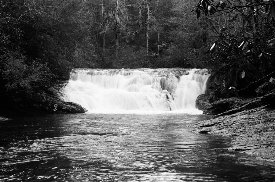 Dicks Creek Falls on film Photograph by Richie Parks
