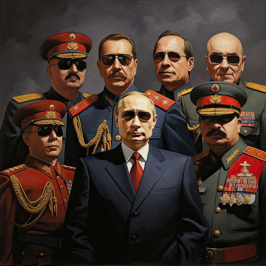 Dictator Painting - Dictators in History No.1 by My Head Cinema