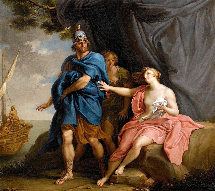 Dido And Aeneas Painting by Pompeo Batoni Italian | Fine Art America