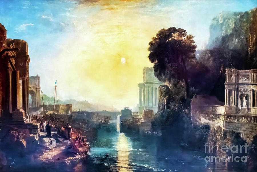 Dido Building Carthage by JMW Turner 1815 Painting by JMW Turner