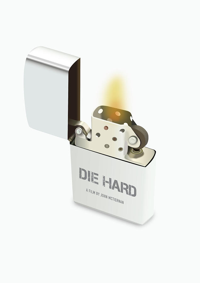 Die Hard Digital Art - Die Hard - Alternative Movie Poster by Movie Poster Boy