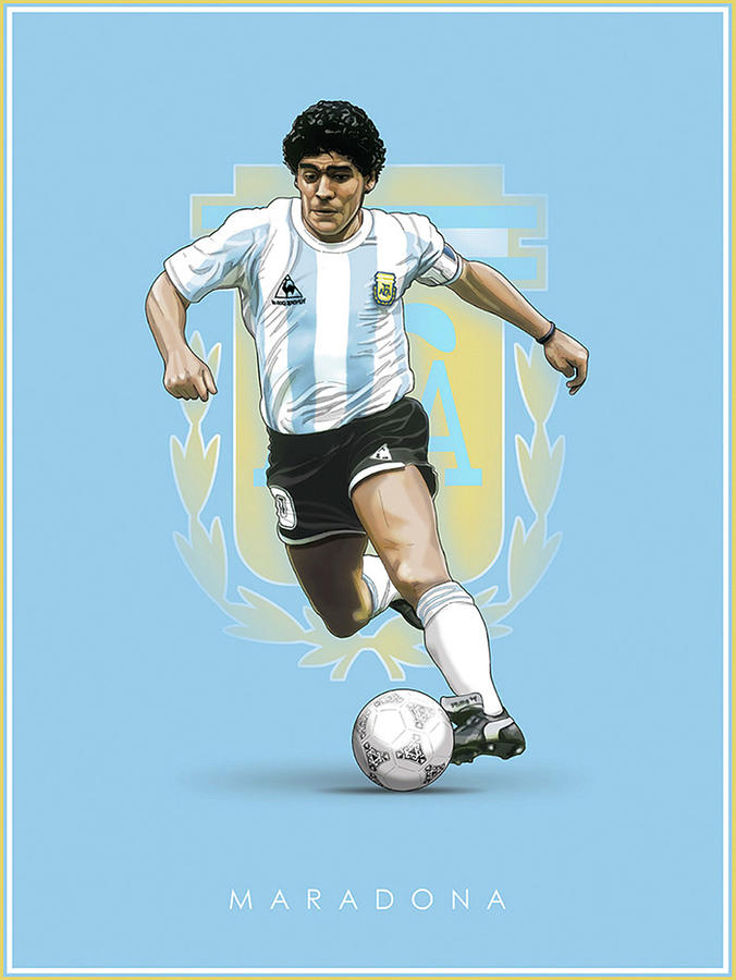 Diego Maradona, Posters, Art Prints, Wall Murals