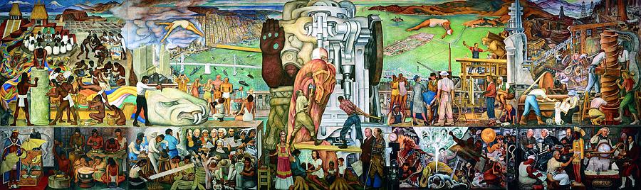 Diego Rivera Painting - Diego Rivera, Pan American Unity Mural by Dan Hill Galleries Diego Rivera Painting - Diego Rivera, Pan American Unity Mural by Dan Hill Galleries