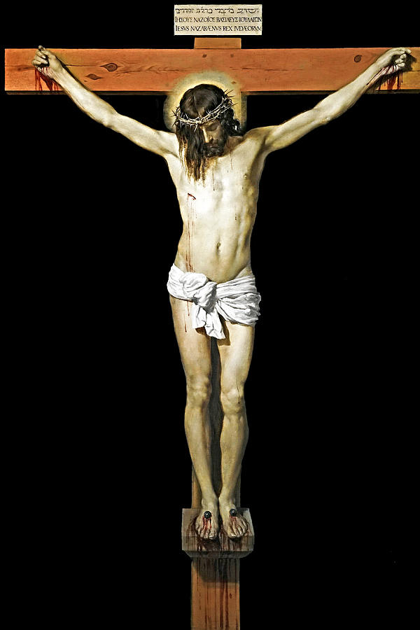 Diego Rodriguez De Silva y Velazquez  Cristo crucificado Photograph by Munir Alawi