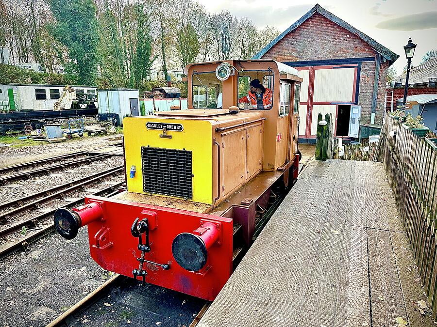 Baguley Drewery 4wd DM No 7 Georgie Diesel Locomotive Shunter At Whitwell and Reepham Railway Photograph by Gordon James