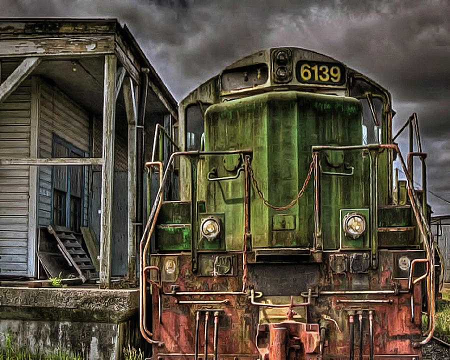 Big Bad Diesel Locomotive 6139  Photograph by Thom Zehrfeld