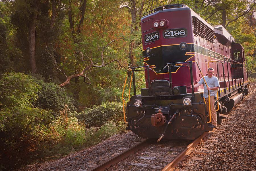 Diesel Locomotive No 2198 New Hope Railroad Photograph by Jason Fink ...