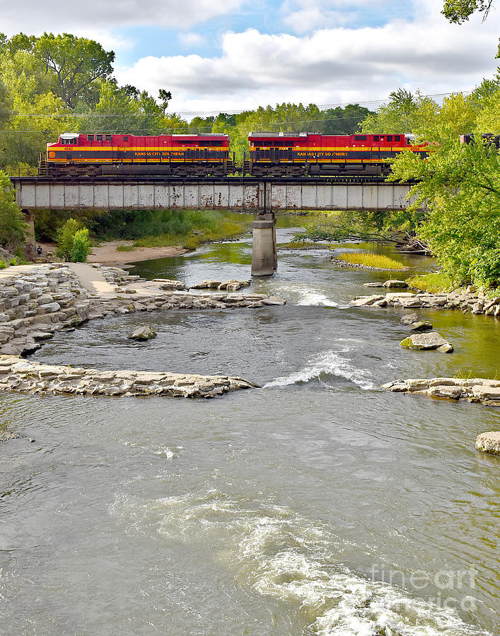 Diesels Over Whitewater Photograph