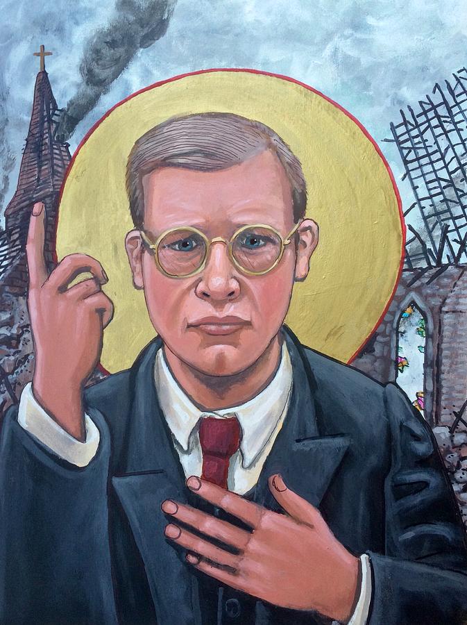 Dietrich Bonhoeffer  Painting by Kelly Latimore