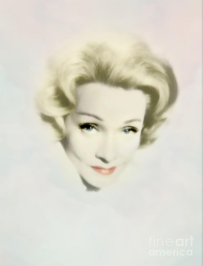 Dietrich Marlene Digital Art By Jerzy Czyz - Fine Art America