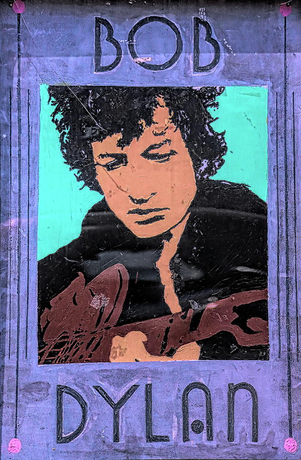 Digital Art Bob Dylan  Digital Art by Chuck Kuhn