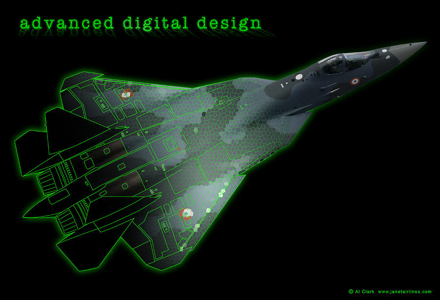 Digital Indian Air Force Su-57 Pak Fa Digital Art by Custom Aviation Art