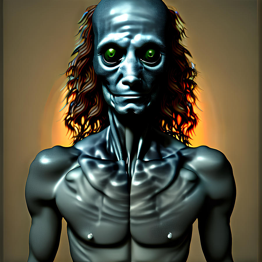 Digital Man Digital Art by Blueprint into Madness - Fine Art America