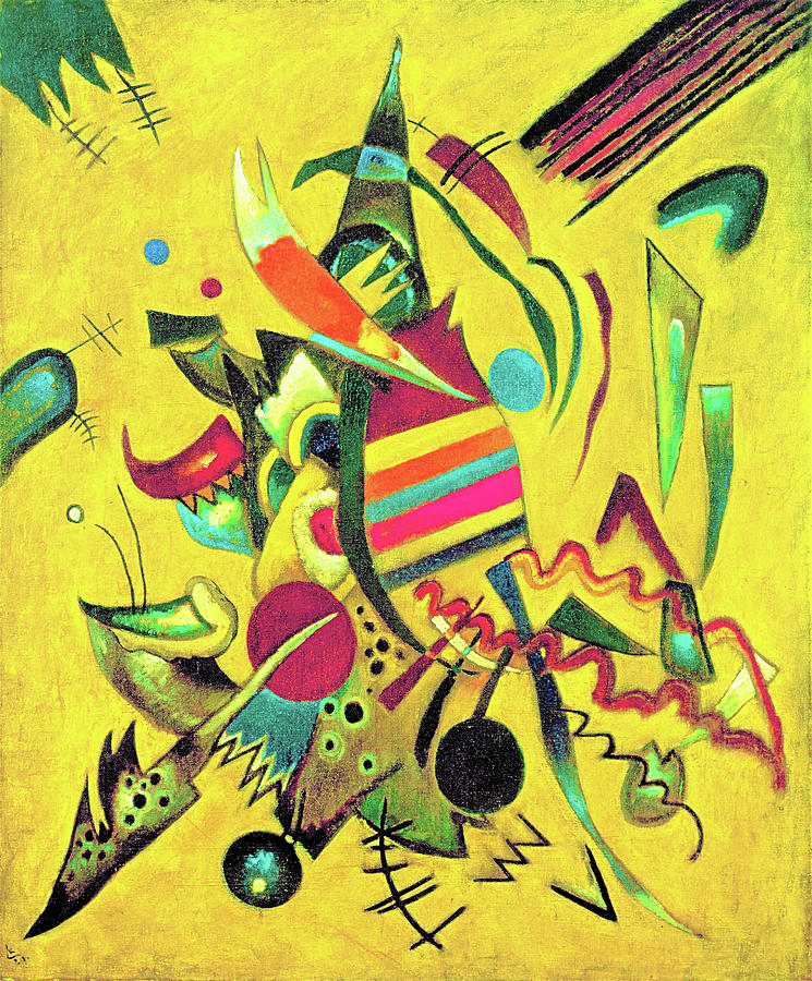 Digital Remastered Edition - The Point Painting by Wassily Kandinsky