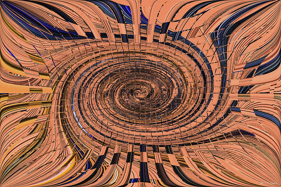Digital Wood Knot  Digital Art by Tom Janca