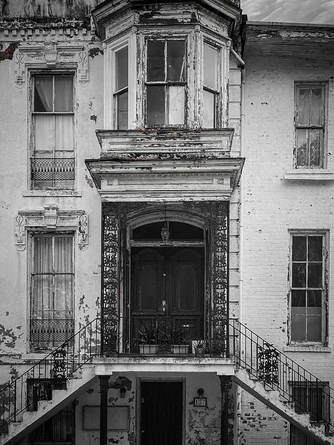 Dilapidated Beauty, Porches of Savannah, Georgia Photograph by Dawna Moore Photography